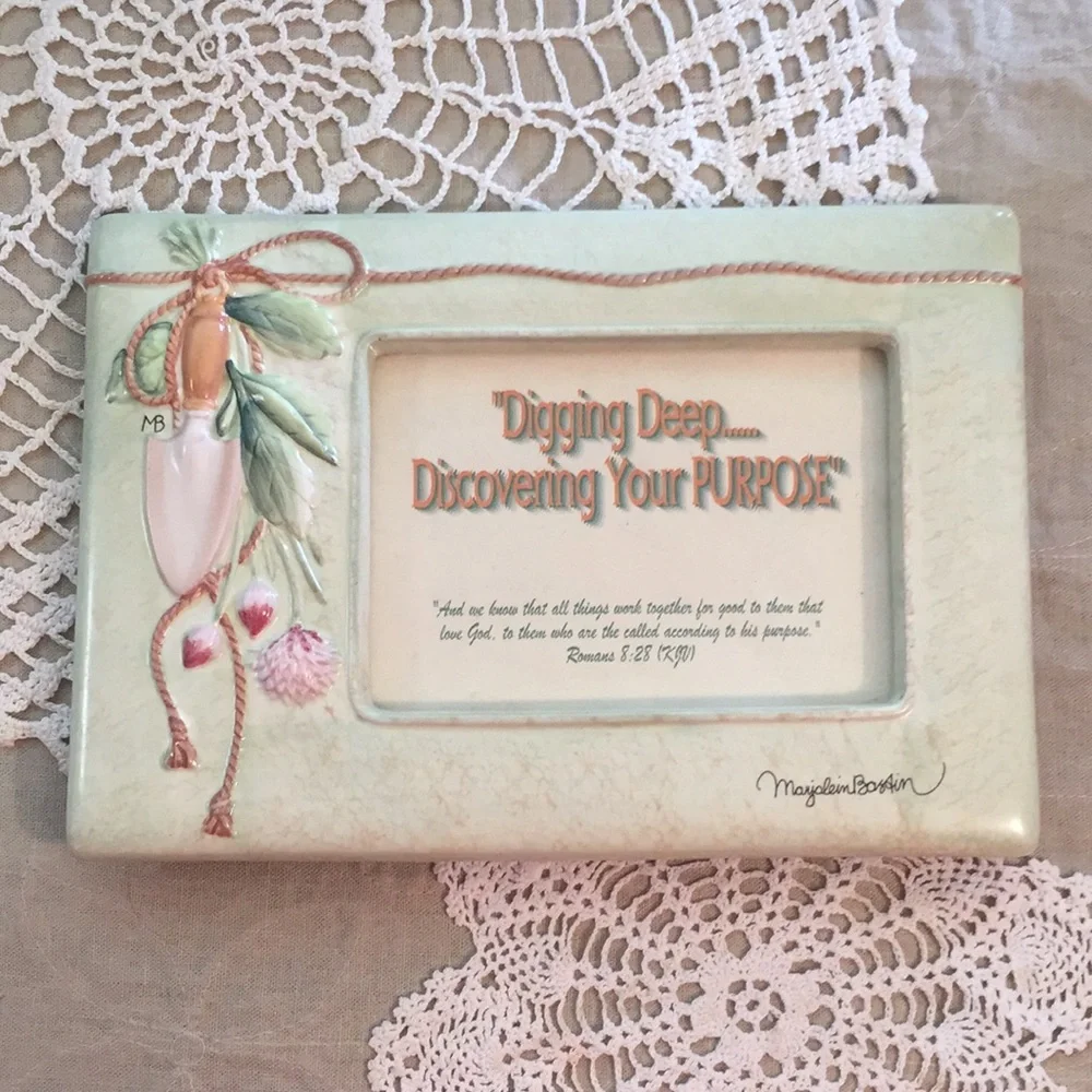 Marjolein Bastin Ceramic Photo Frame Hallmark New